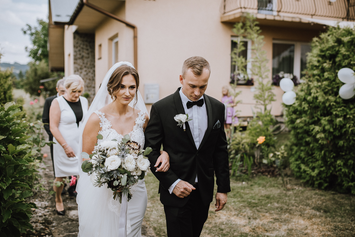 Wesele w stylu glamour - Justyna & Marcin - fotograf Nowy Sącz Adam Podwika