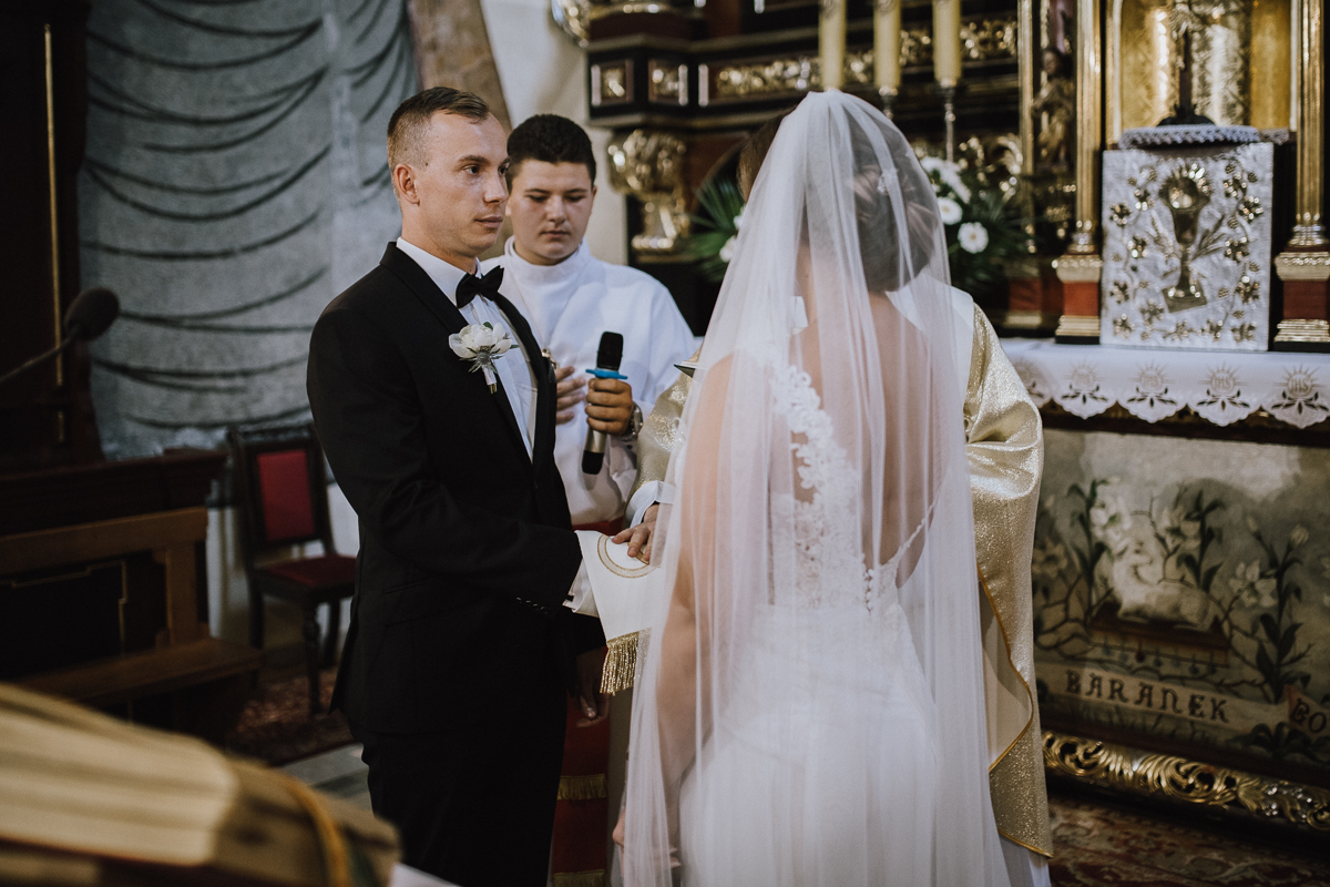 Wesele w stylu glamour - Justyna & Marcin - fotograf Nowy Sącz Adam Podwika
