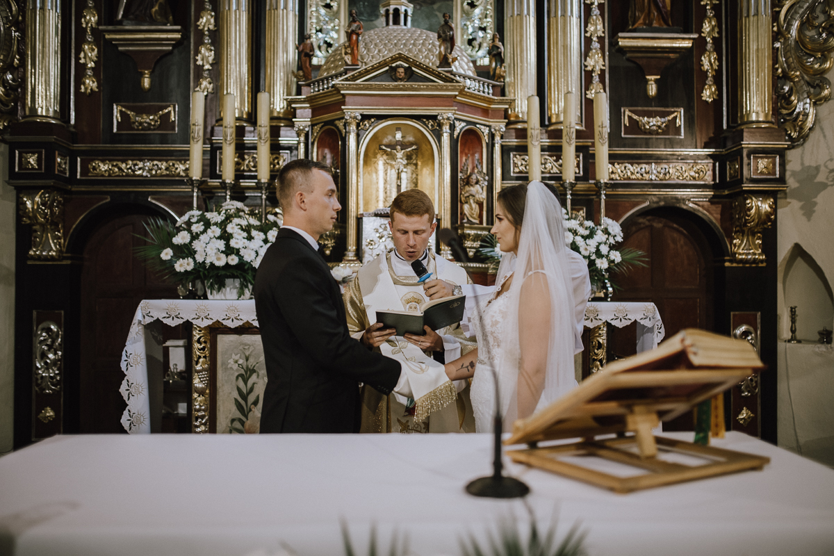 Wesele w stylu glamour - Justyna & Marcin - fotograf Nowy Sącz Adam Podwika