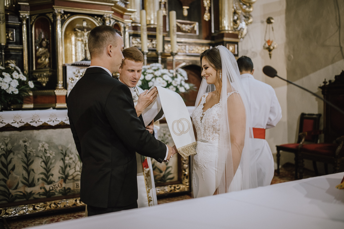 Wesele w stylu glamour - Justyna & Marcin - fotograf Nowy Sącz Adam Podwika