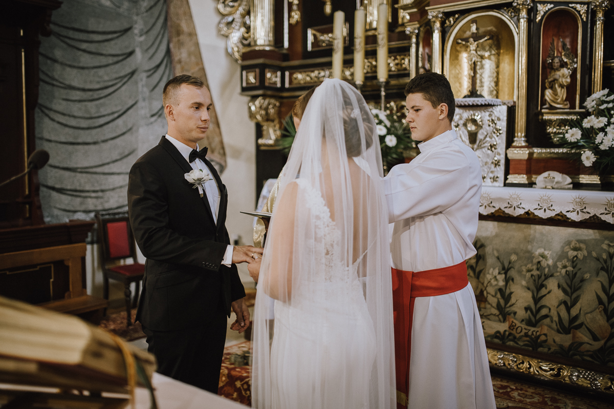 Wesele w stylu glamour - Justyna & Marcin - fotograf Nowy Sącz Adam Podwika