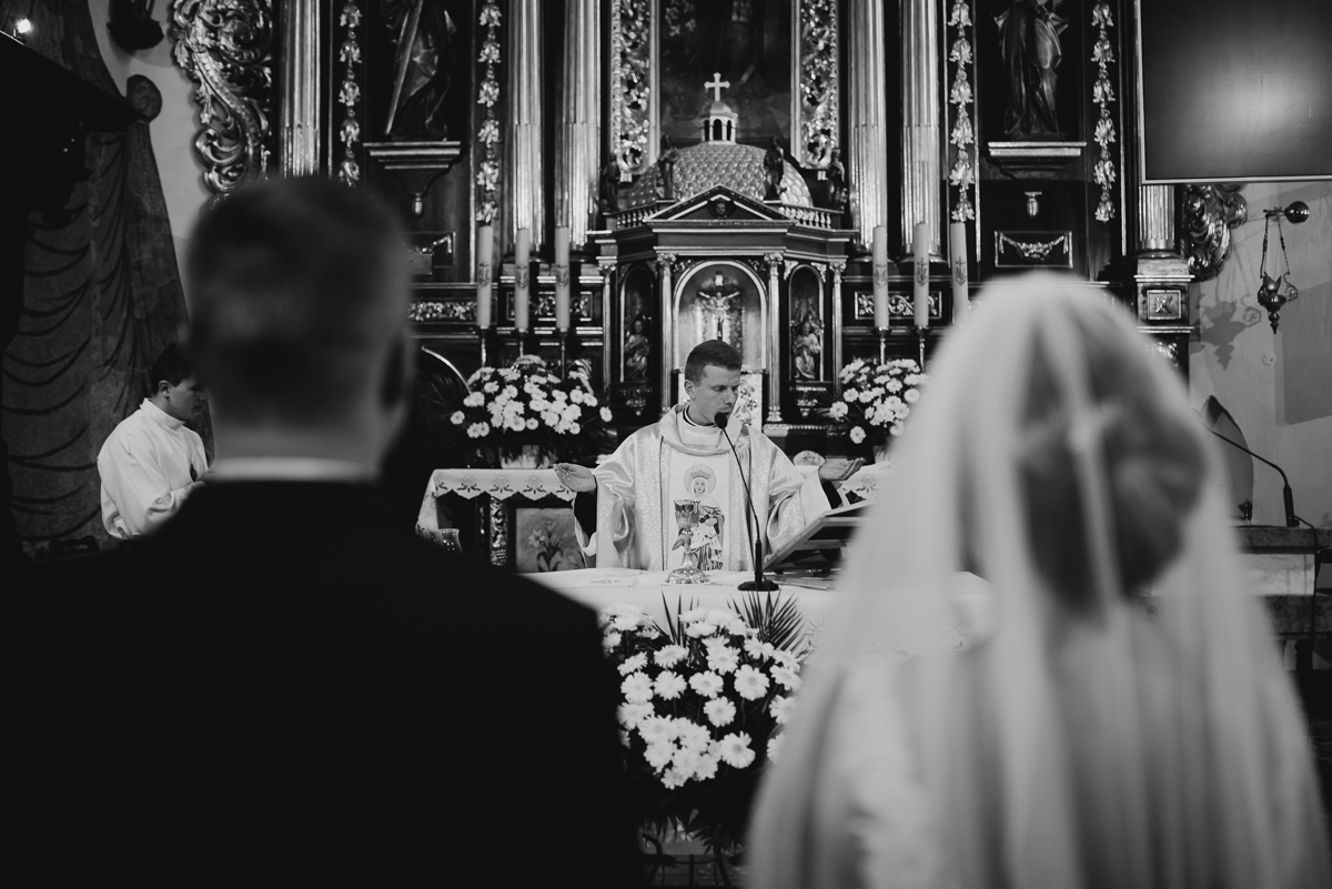 Wesele w stylu glamour - Justyna & Marcin - fotograf Nowy Sącz Adam Podwika