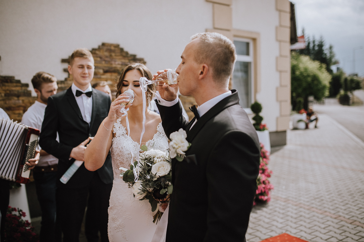 Wesele w stylu glamour - Justyna & Marcin - fotograf Nowy Sącz Adam Podwika