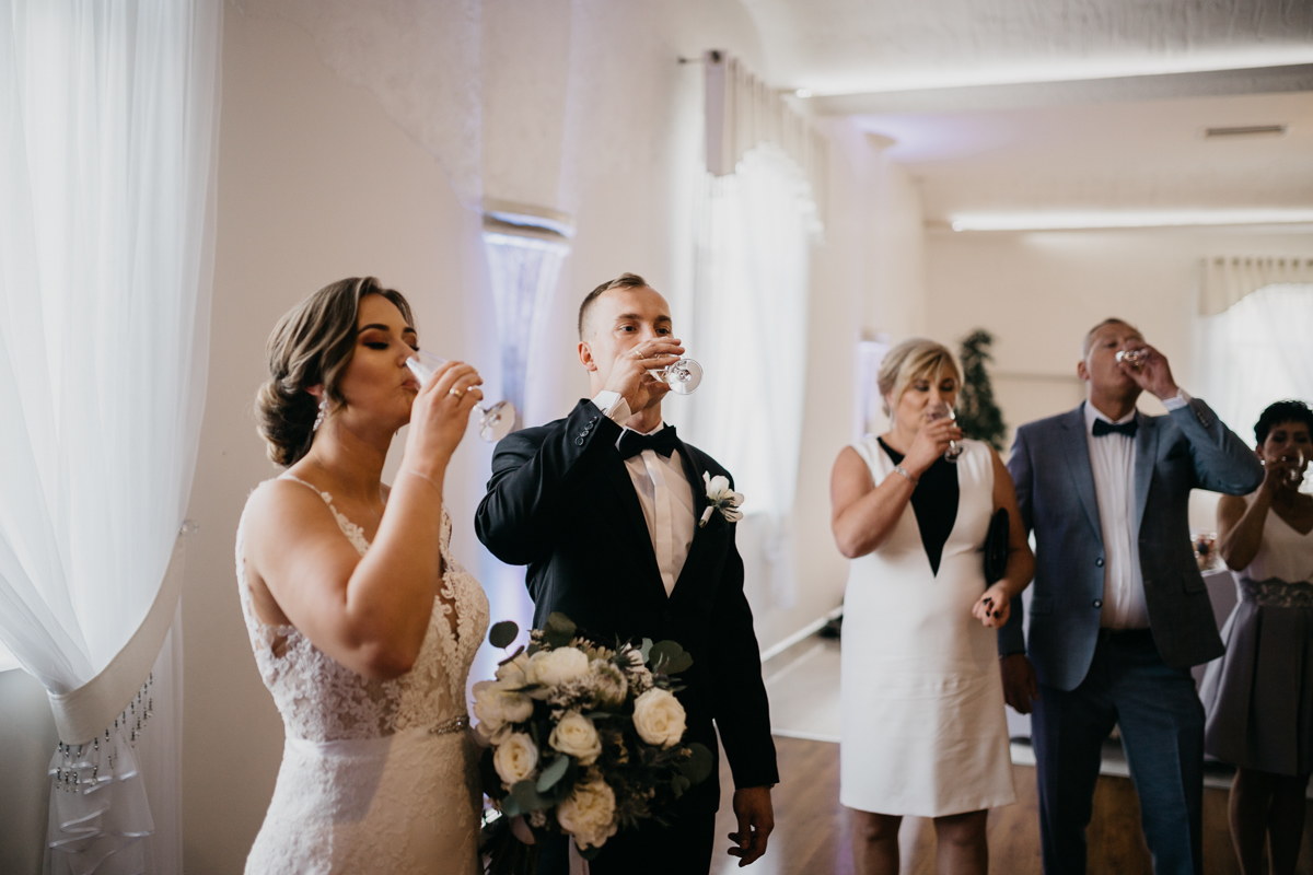 Wesele w stylu glamour - Justyna & Marcin - fotograf Nowy Sącz Adam Podwika