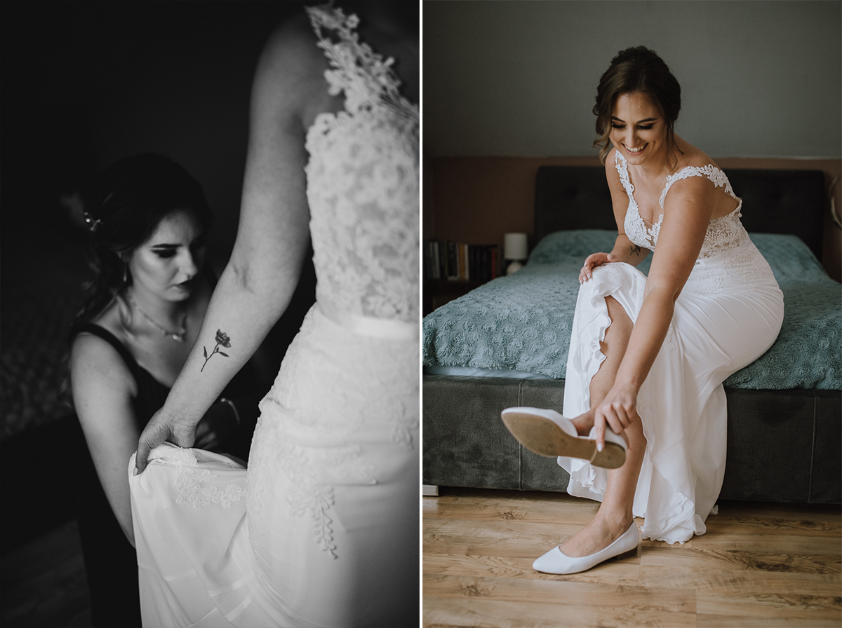 Wesele w stylu glamour - Justyna & Marcin - fotograf Nowy Sącz Adam Podwika