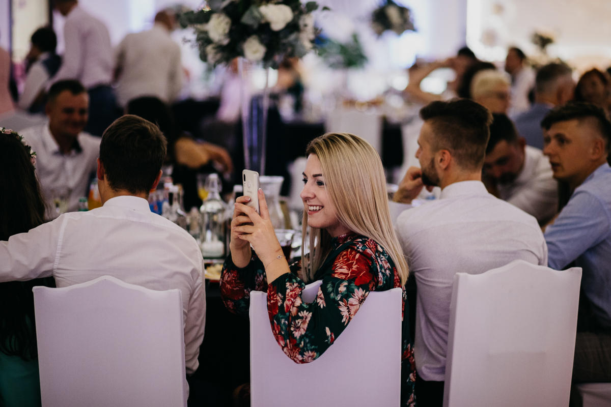 Wesele w stylu glamour - Justyna & Marcin - fotograf Nowy Sącz Adam Podwika
