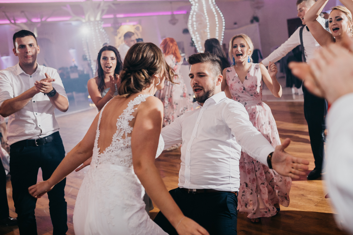 Wesele w stylu glamour - Justyna & Marcin - fotograf Nowy Sącz Adam Podwika