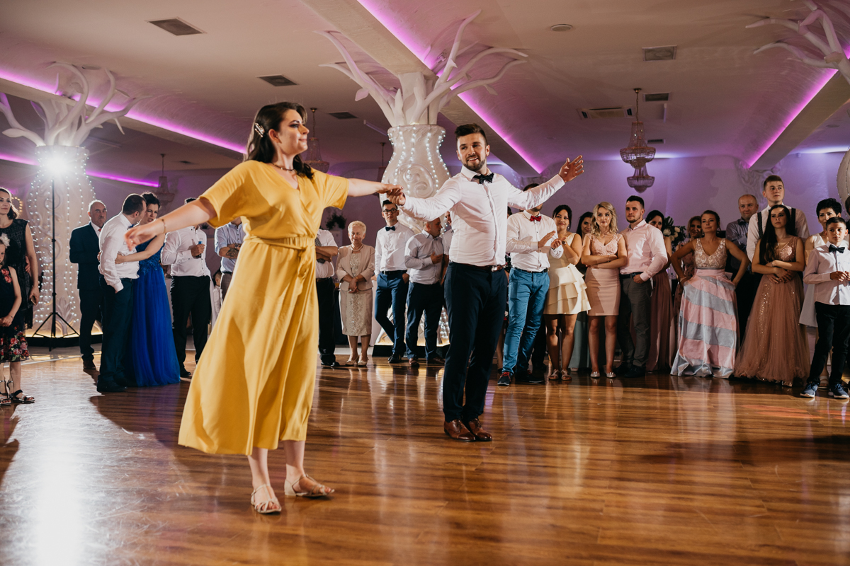 Wesele w stylu glamour - Justyna & Marcin - fotograf Nowy Sącz Adam Podwika