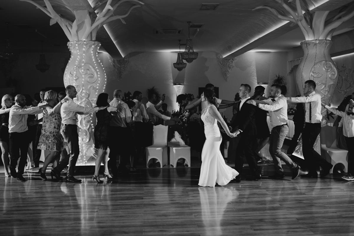 Wesele w stylu glamour - Justyna & Marcin - fotograf Nowy Sącz Adam Podwika