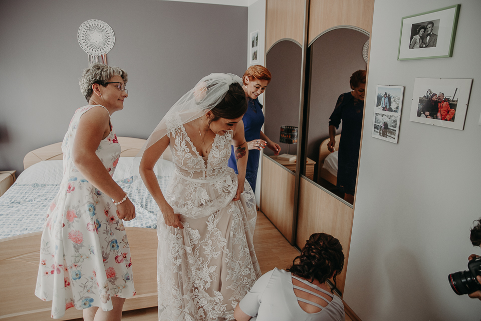 Rustykalny ślub i wesele Justyna & Damian - fotograf ślubny Nowy Sącz