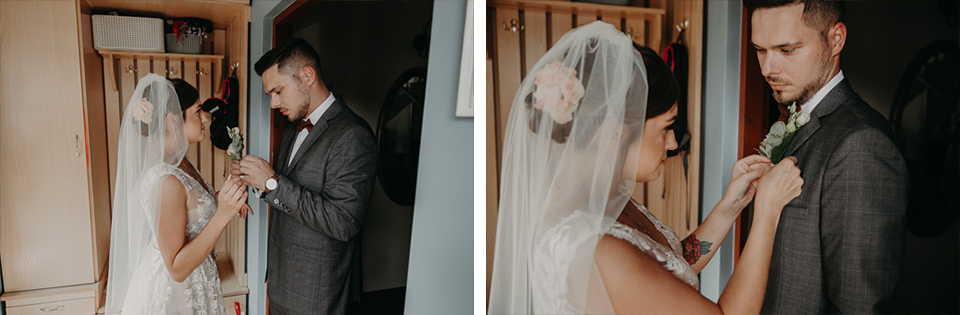 Rustykalny ślub i wesele Justyna & Damian - fotograf ślubny Nowy Sącz