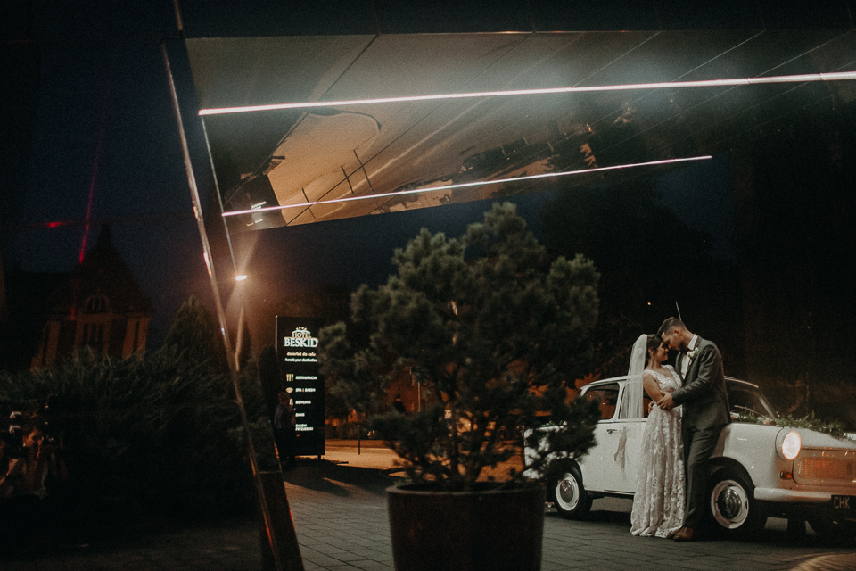 Zimne ognie na weselu - Rustykalny ślub i wesele Justyna & Damian - fotograf ślubny Nowy Sącz