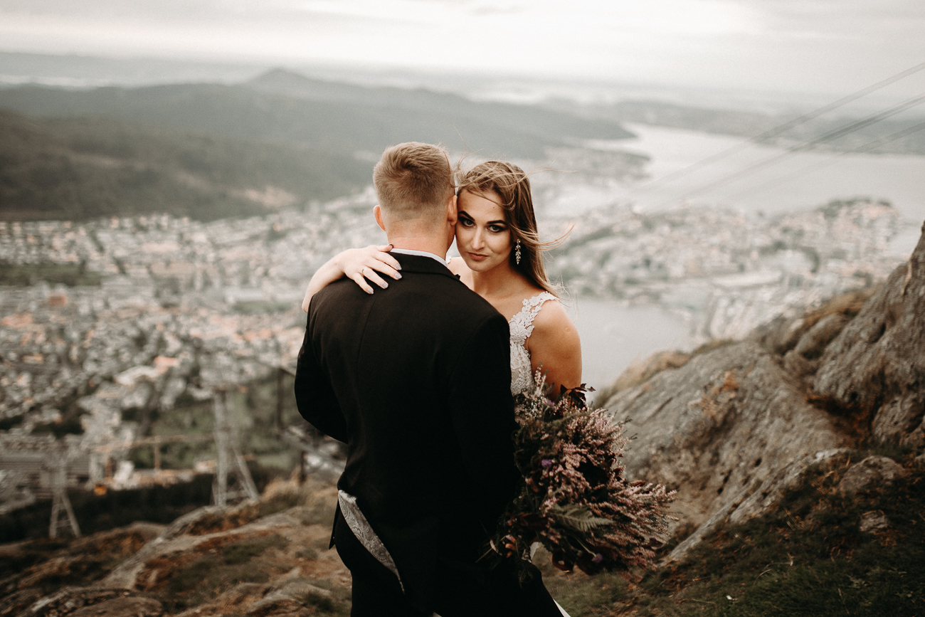 Plener ślubny Adam Podwika Weddings - Norwegia - Urliken, Bergen, Floyen, fotograf ślubny Nowy Sącz