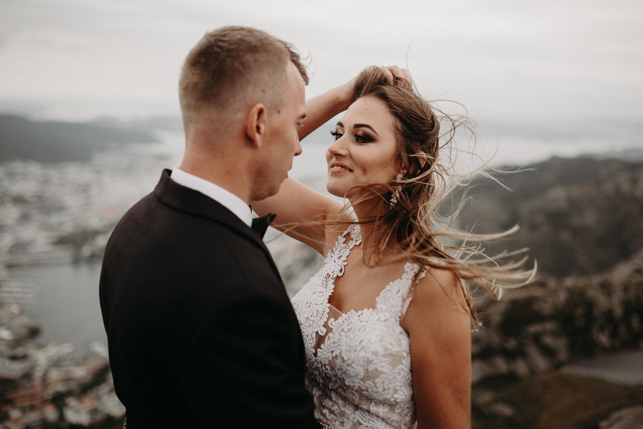 Plener ślubny Adam Podwika Weddings - Norwegia - Urliken, Bergen, Floyen, fotograf ślubny Nowy Sącz