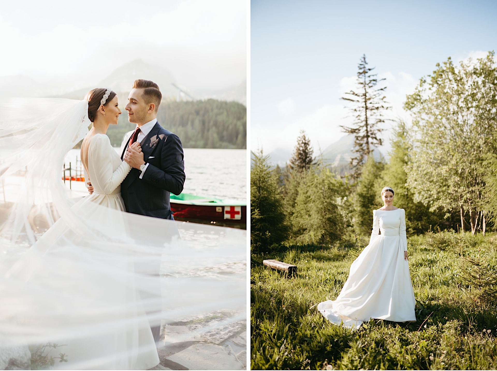 sesja ślubna w górach, fotograf nowy sącz, manuka creatives, szczyrbskie jezioro