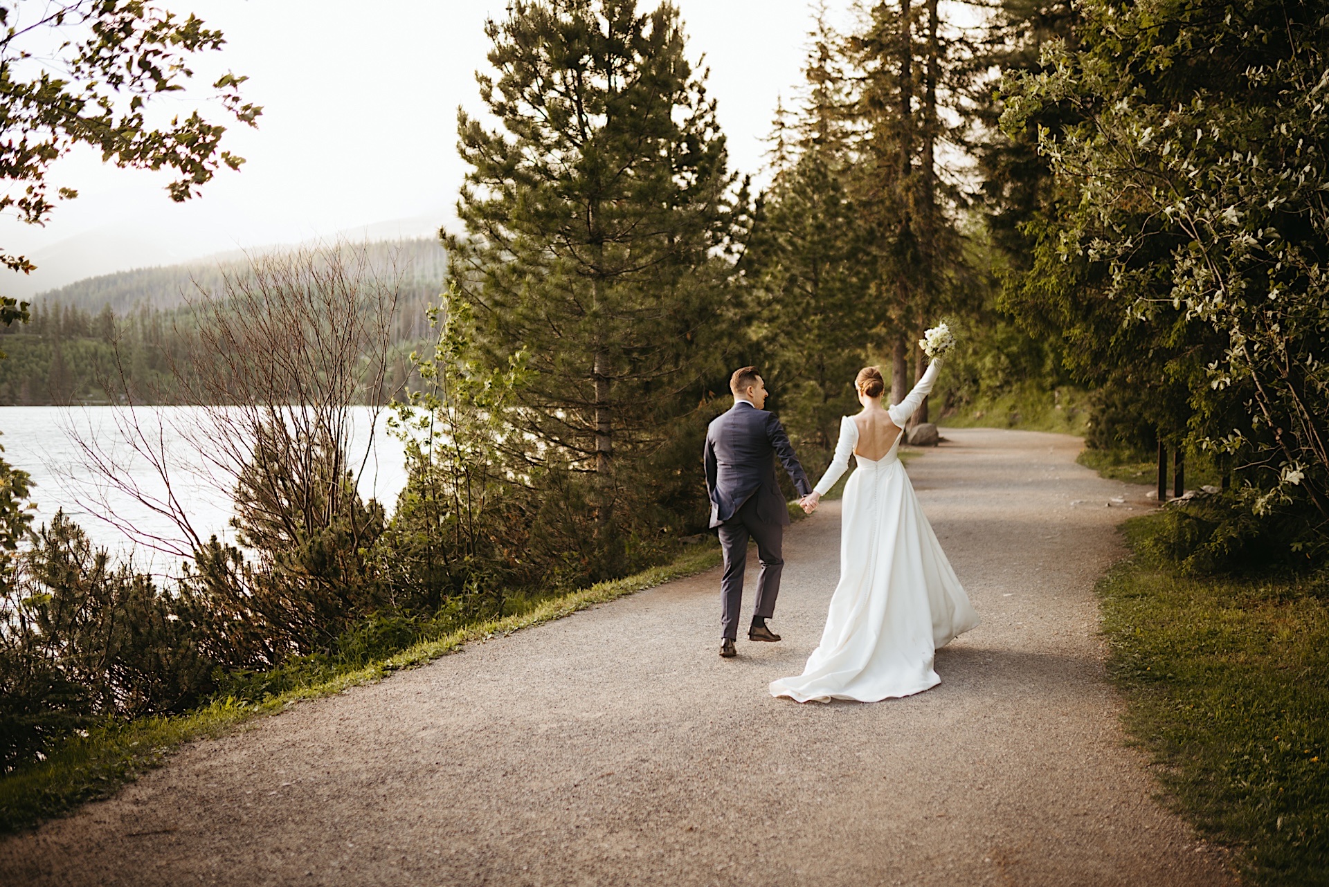sesja ślubna w górach, fotograf nowy sącz, manuka creatives, szczyrbskie jezioro