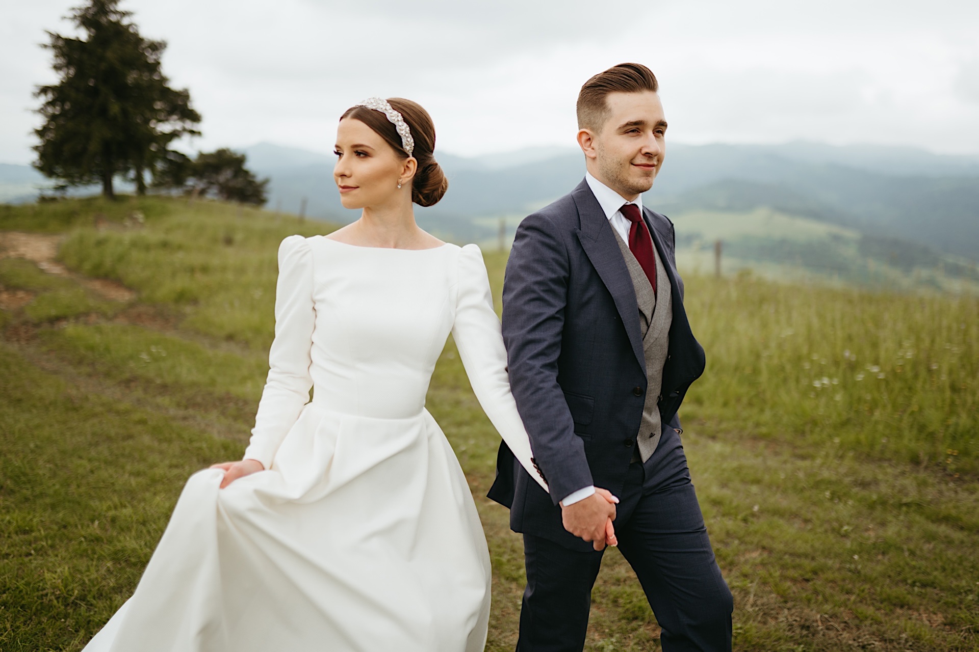 sesja ślubna w górach, fotograf nowy sącz, manuka creatives, szczyrbskie jezioro