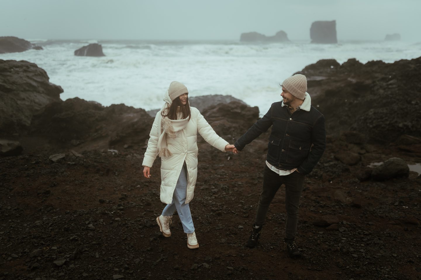 Iceland Wedding Photographer, Wedding Wonderland South Iceland, Skogafoss, Dyrholaey, Black Sand Beach