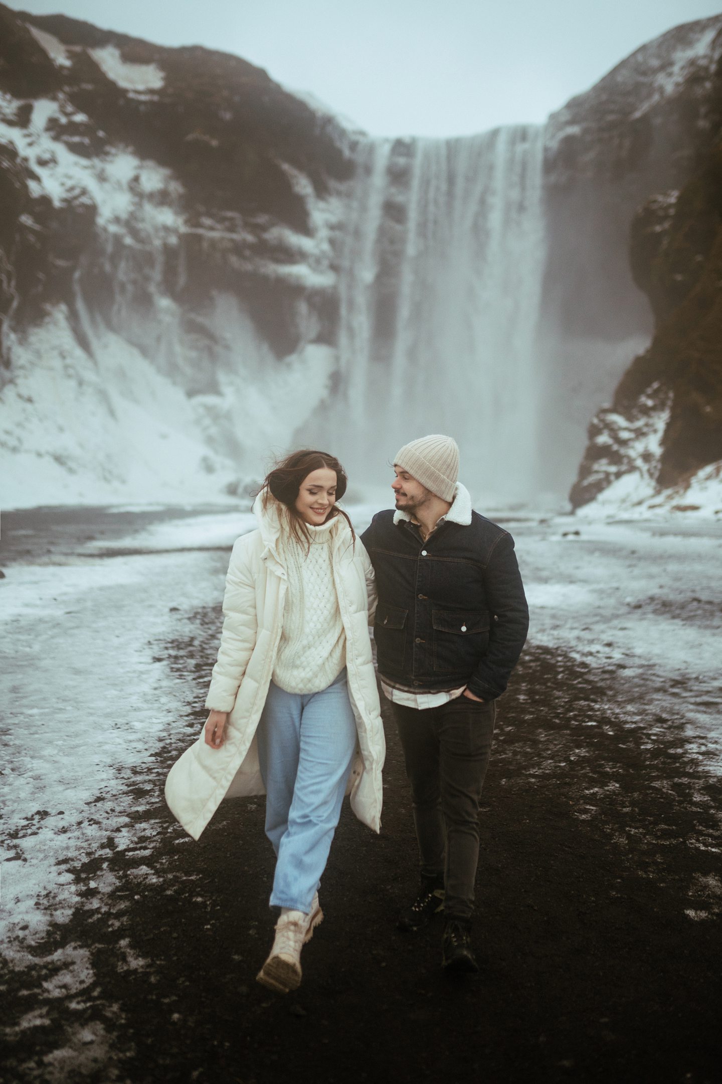 Iceland Wedding Photographer, Wedding Wonderland South Iceland, Skogafoss, Dyrholaey, Black Sand Beach