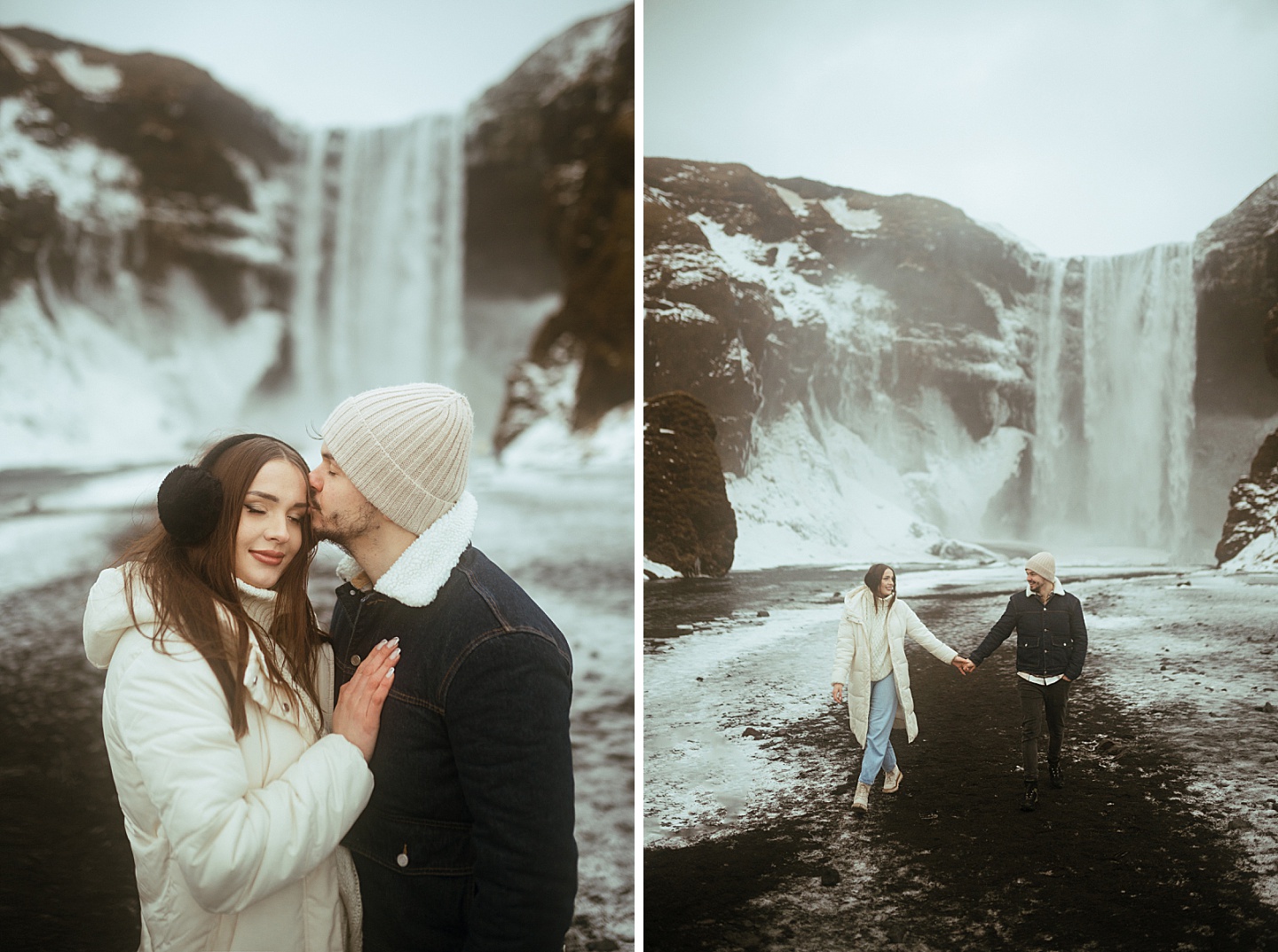 Iceland Wedding Photographer, Wedding Wonderland South Iceland, Skogafoss, Dyrholaey, Black Sand Beach