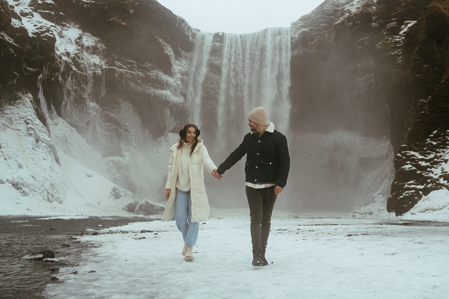 Iceland Wedding Photographer, Wedding Wonderland South Iceland, Skogafoss, Dyrholaey, Black Sand Beach